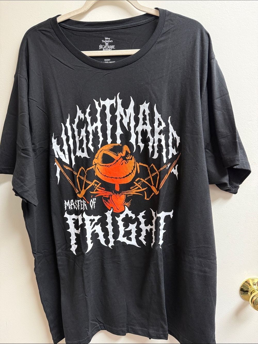 The Nightmare Before Christmas Jack Skellington Black Graphic Tee
